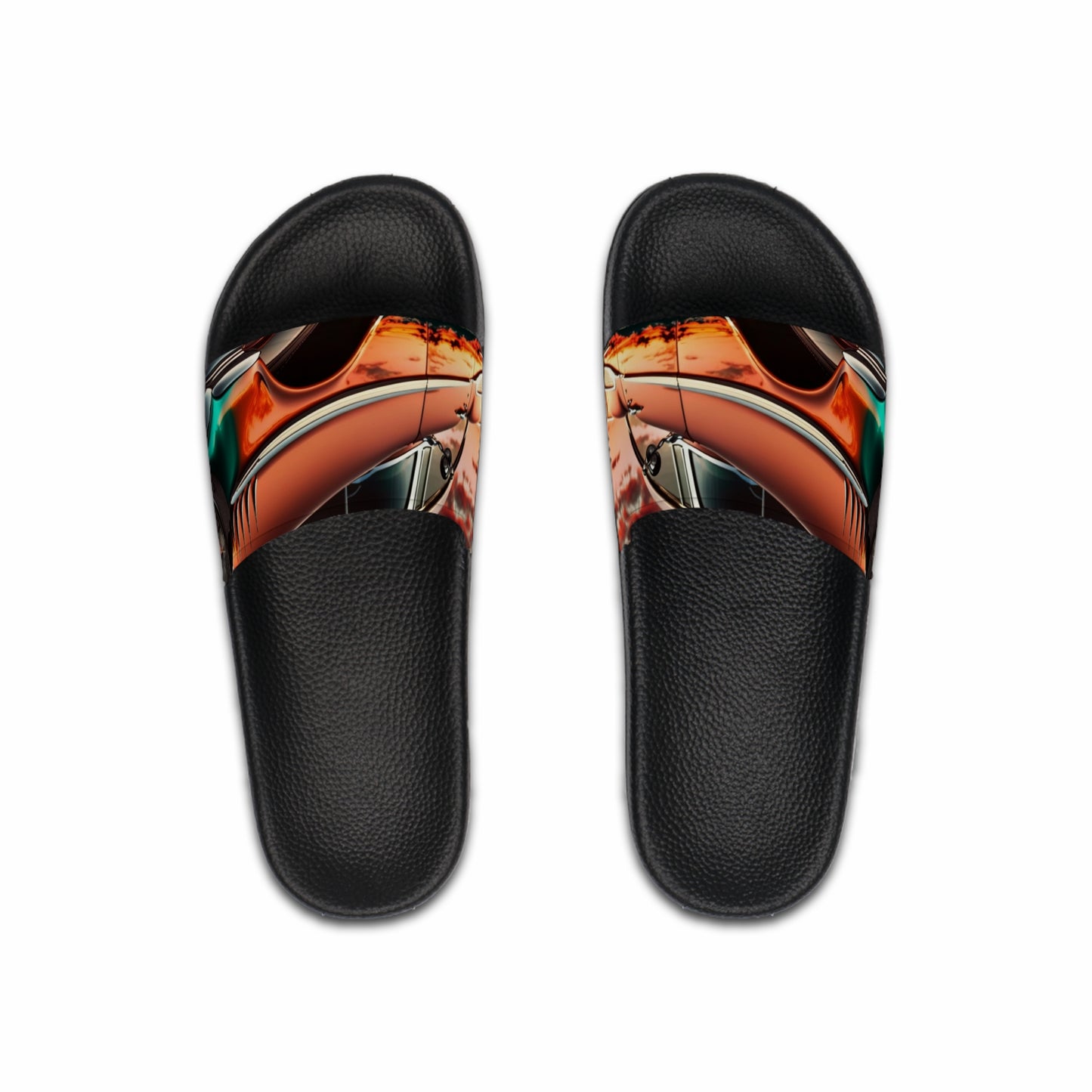 Classic Car Men's Slide Sandals - Stardust Divine Design
