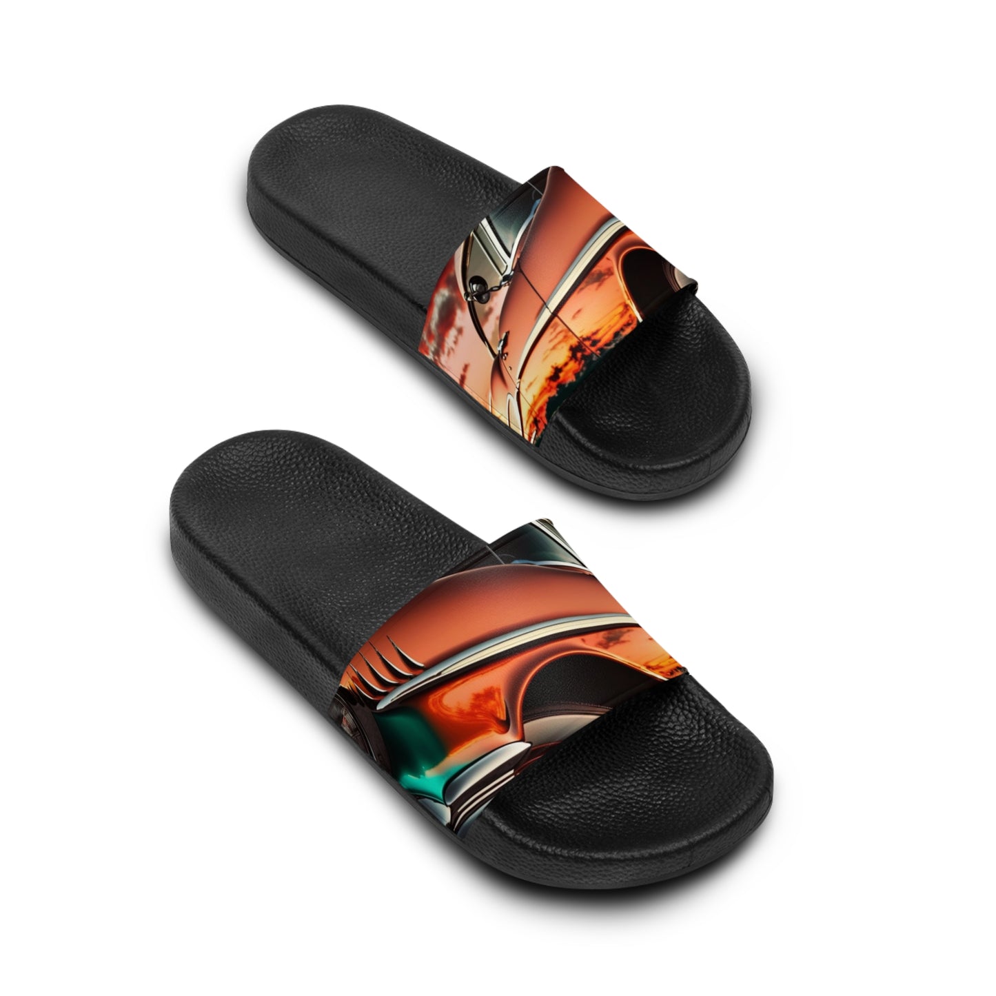 Classic Car Men's Slide Sandals - Stardust Divine Design