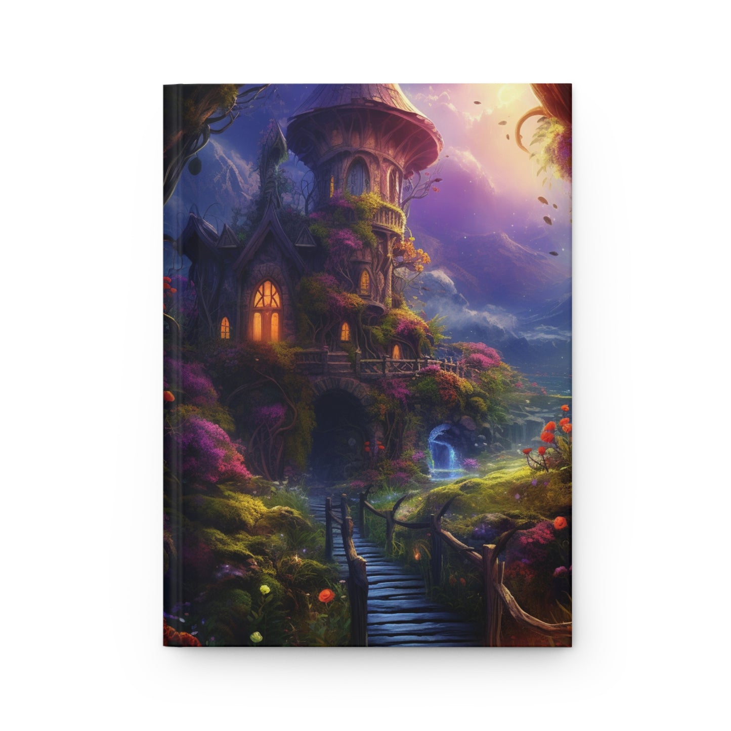 Magic Forest Hardcover Journal Matte - Stardust Divine Design