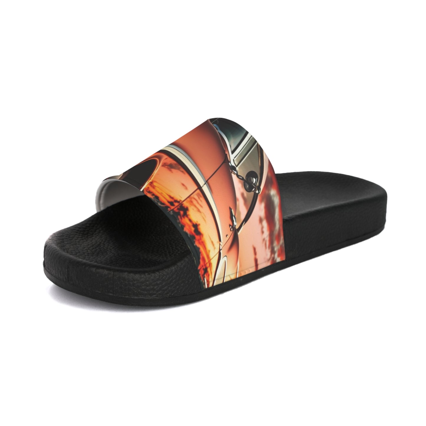 Classic Car Men's Slide Sandals - Stardust Divine Design