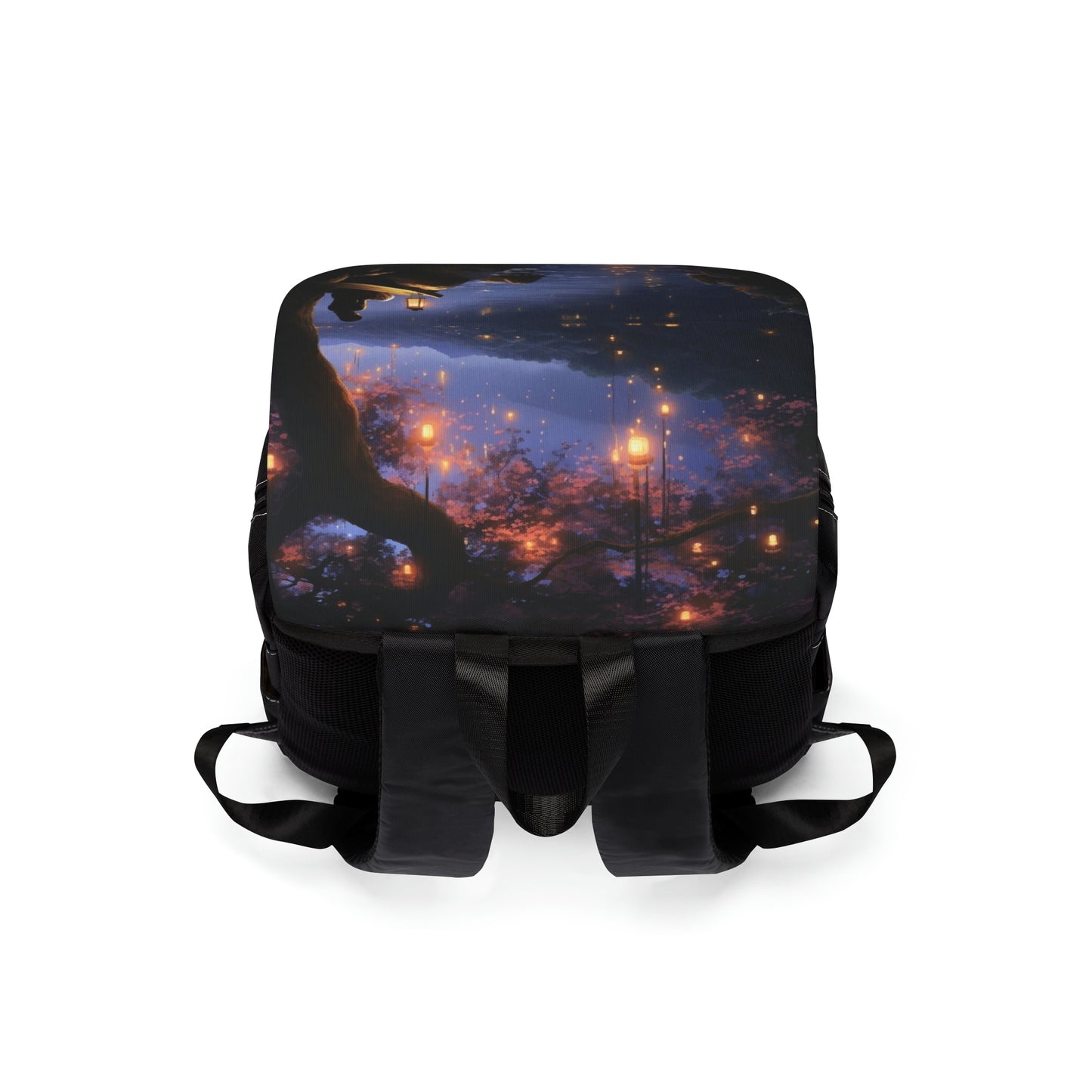 Girl under tree Unisex Casual Shoulder Backpack