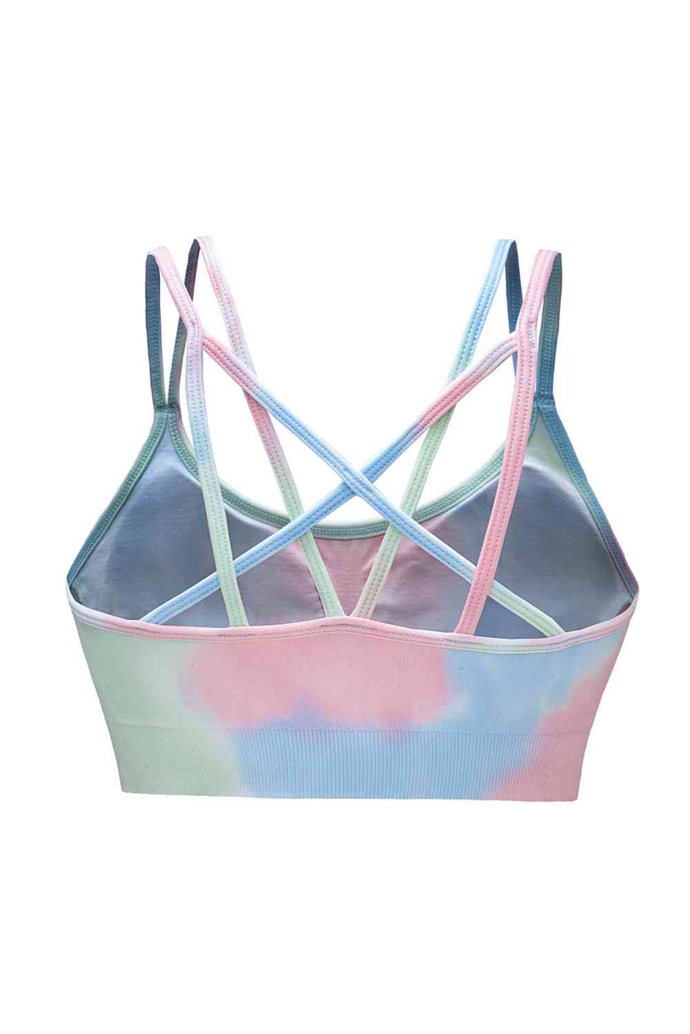 Tie-Dye Double-Strap Sports Top