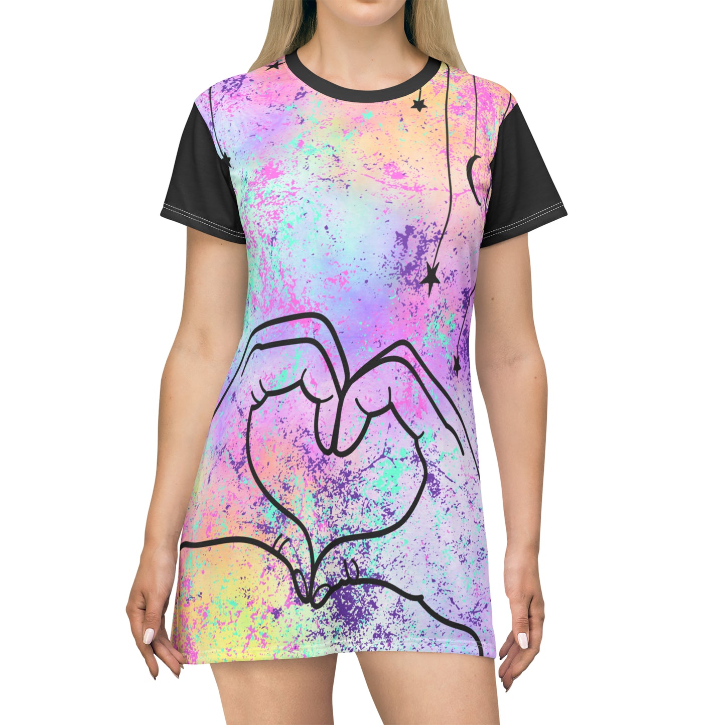 Made You a Heart T-Shirt Dress