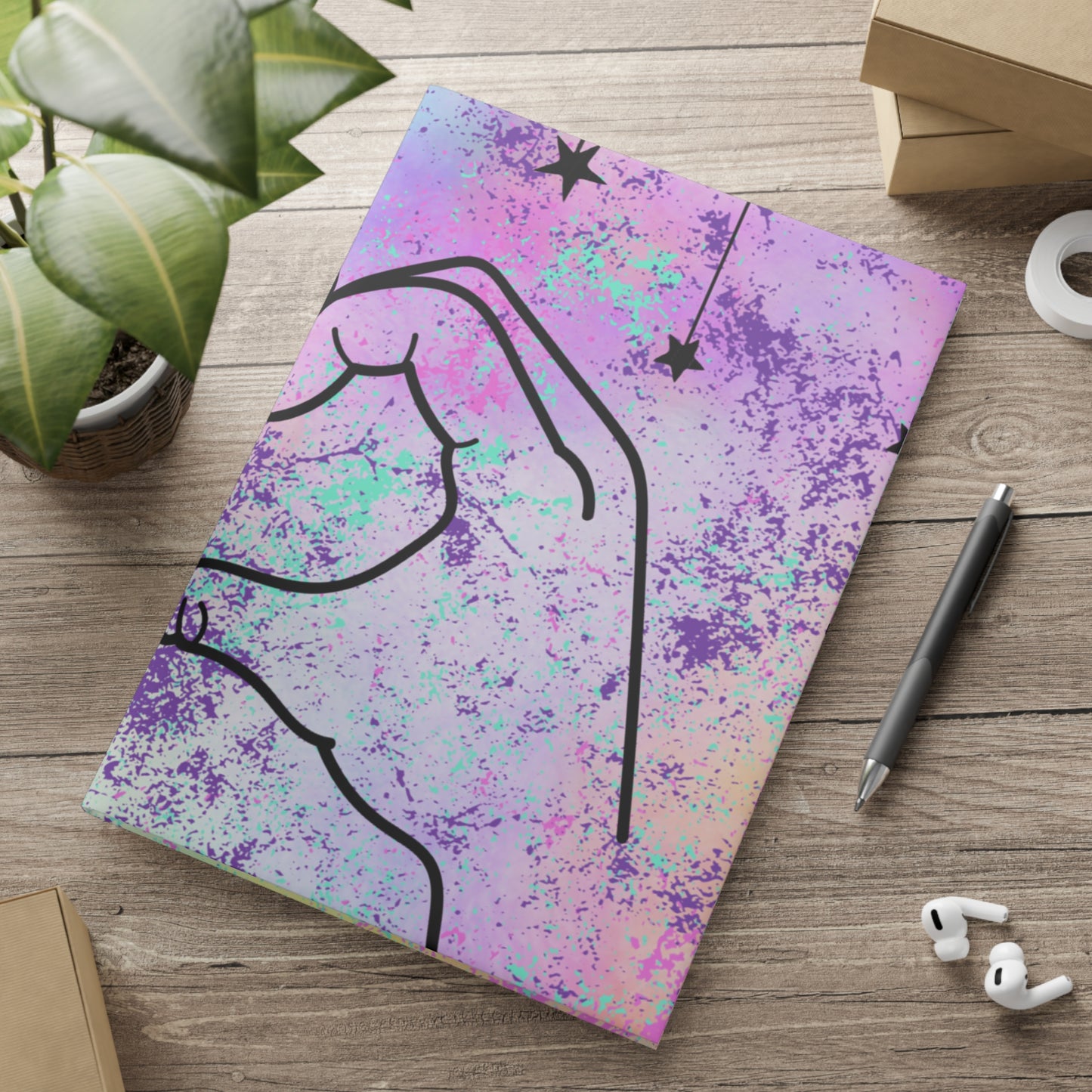 Made You a Heart Hardcover Notebook with Puffy Covers