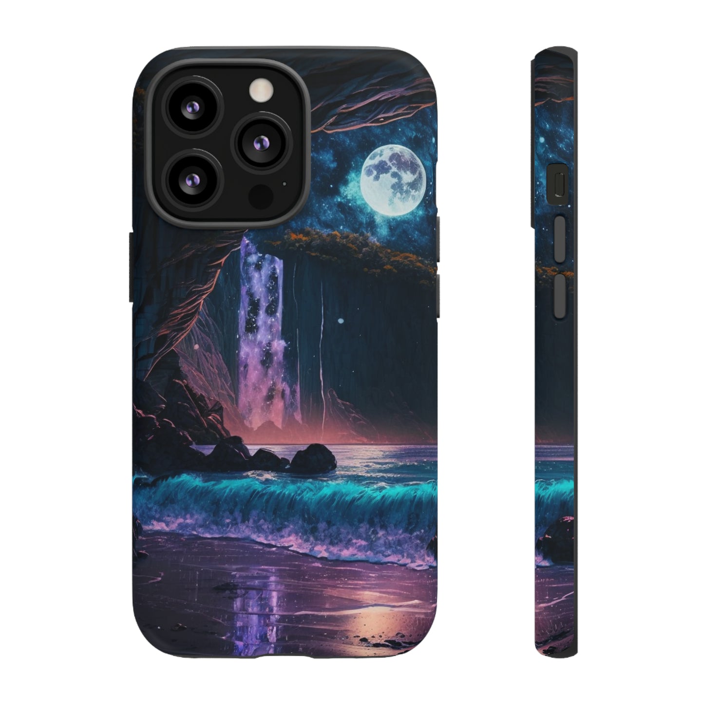 Stardust Divine Design Cave with Full Moon of Phone case