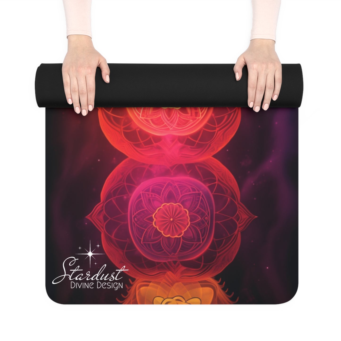 Chakras Rubber Yoga Mat