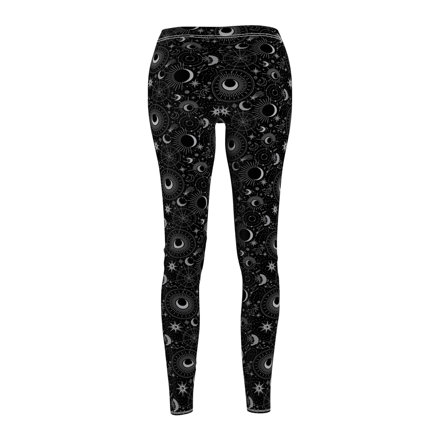 Star moon Women's Cut & Sew Casual Leggings (AOP)