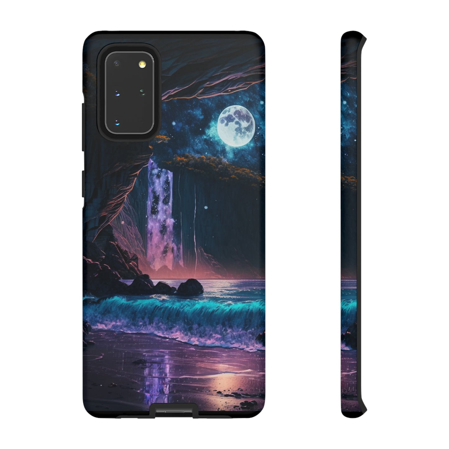 Stardust Divine Design Cave with Full Moon of Phone case