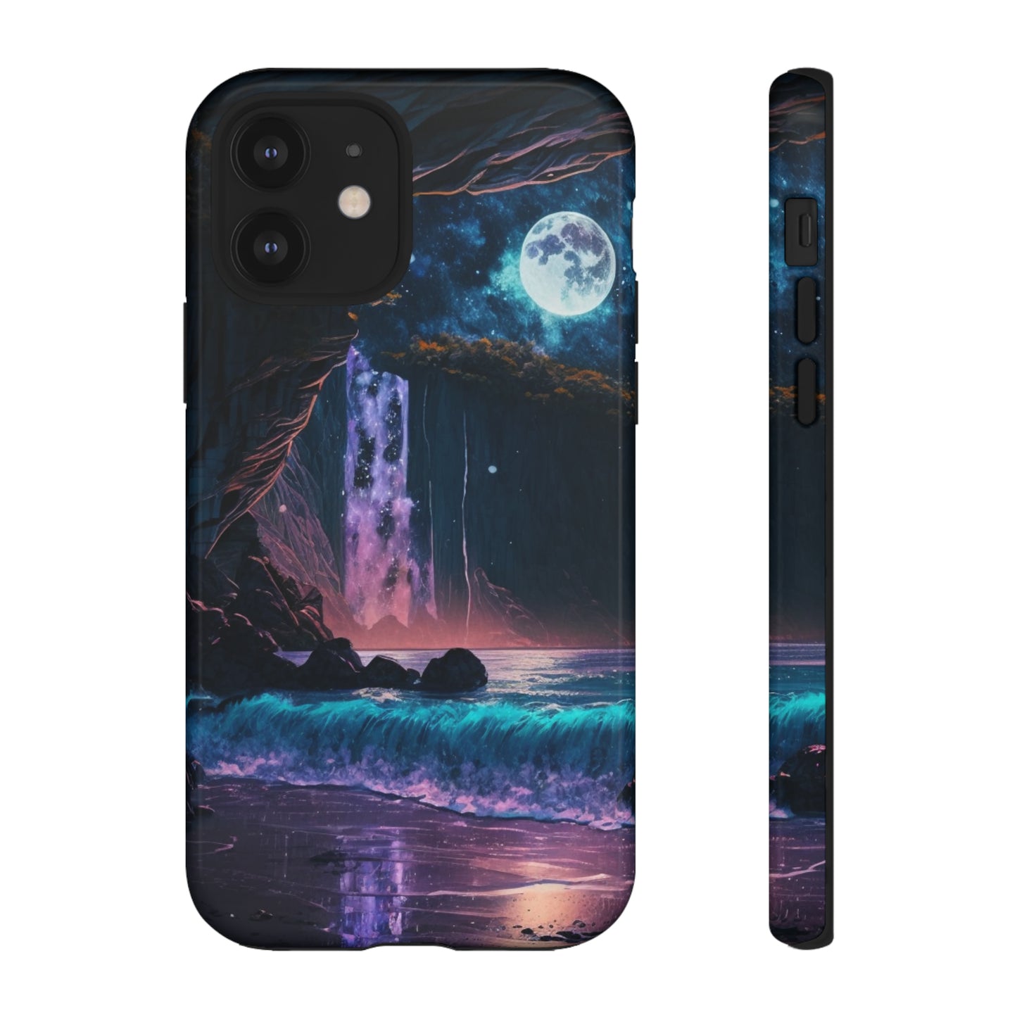 Stardust Divine Design Cave with Full Moon of Phone case