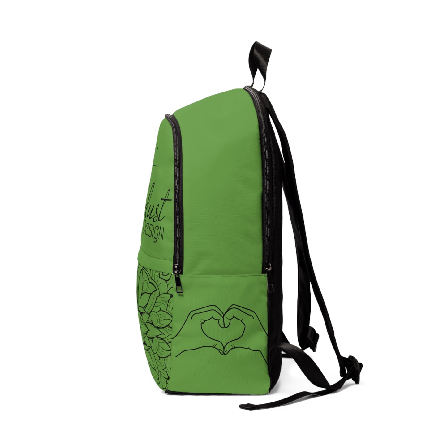 Green Stardust Fabric Backpack