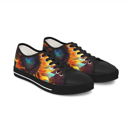 Stardust Divine Design Sunflower Low Top Sneakers