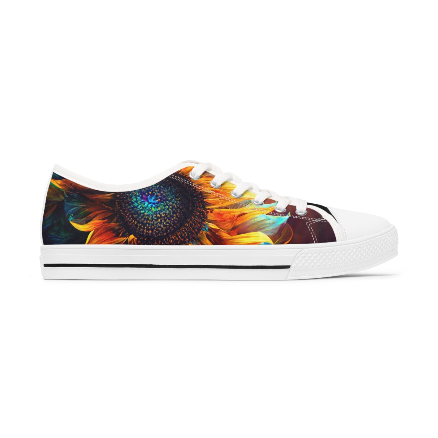 Stardust Divine Design Sunflower Low Top Sneakers