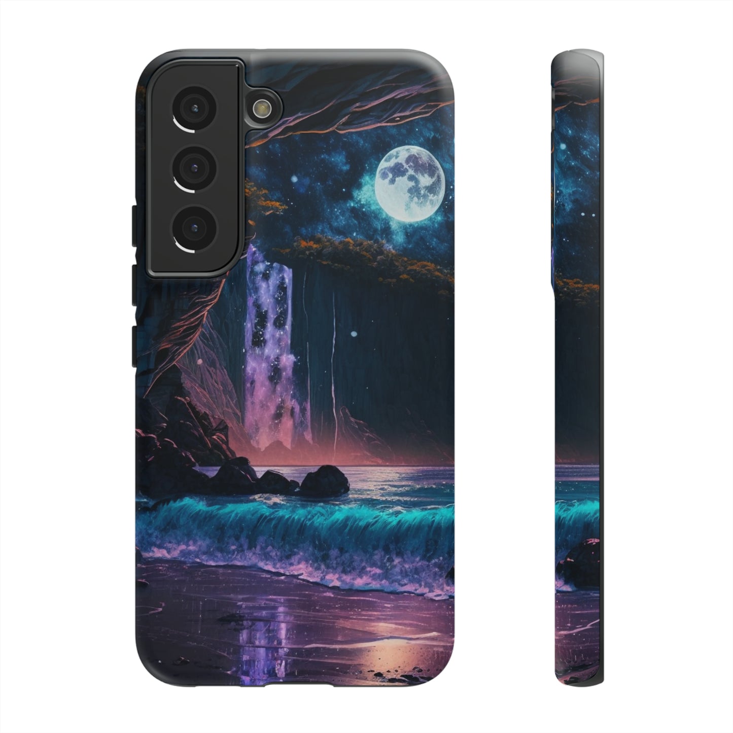 Stardust Divine Design Cave with Full Moon of Phone case