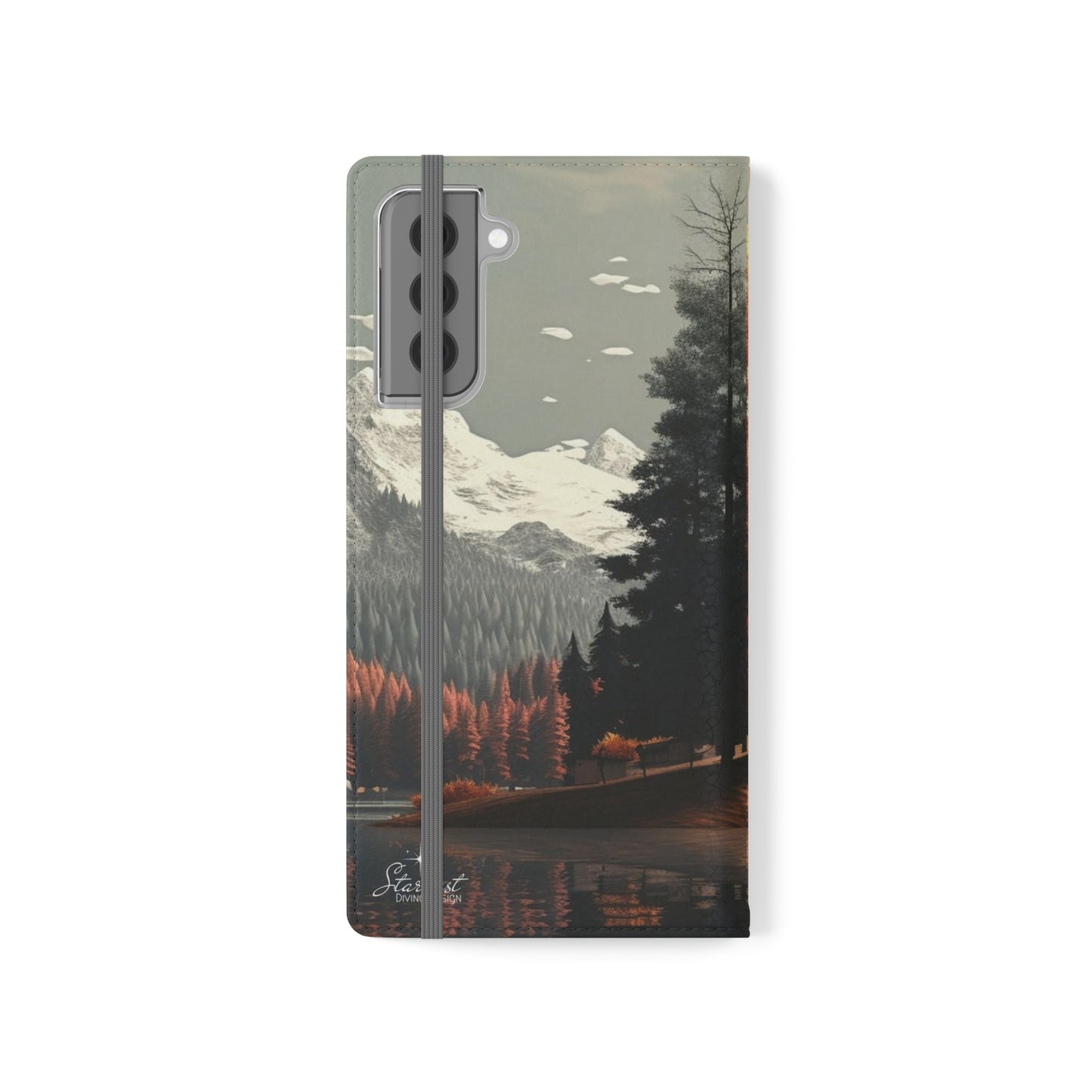 Split Season tree Flip Cases - Stardust Divine Design