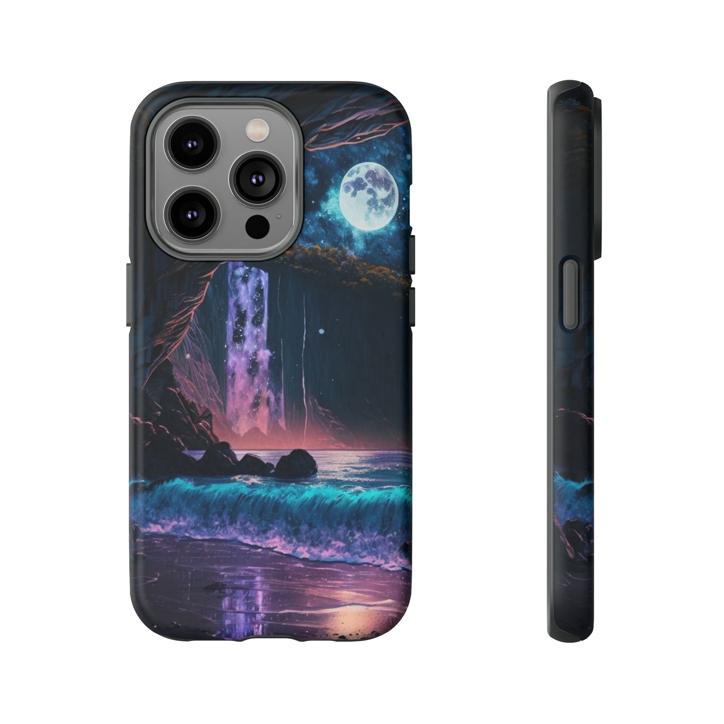 Stardust Divine Design Cave with Full Moon of Phone case