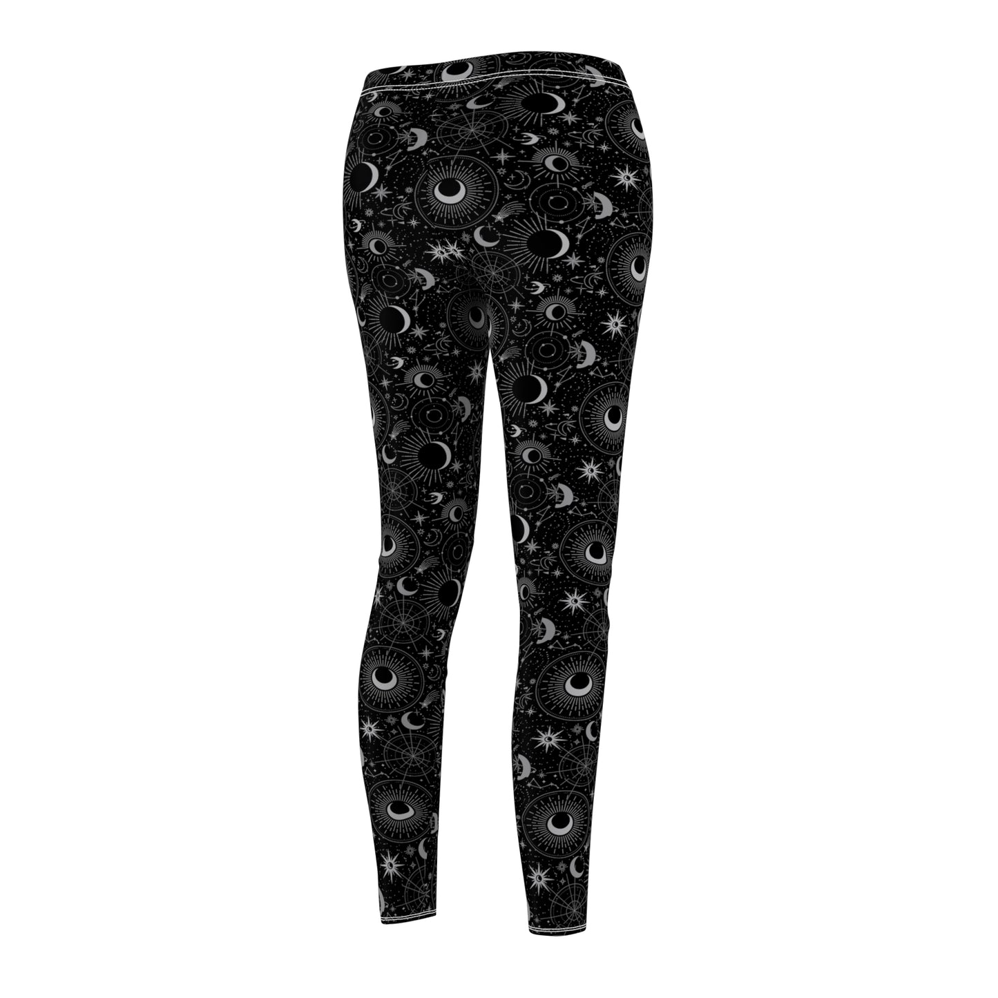 Star moon Women's Cut & Sew Casual Leggings (AOP)