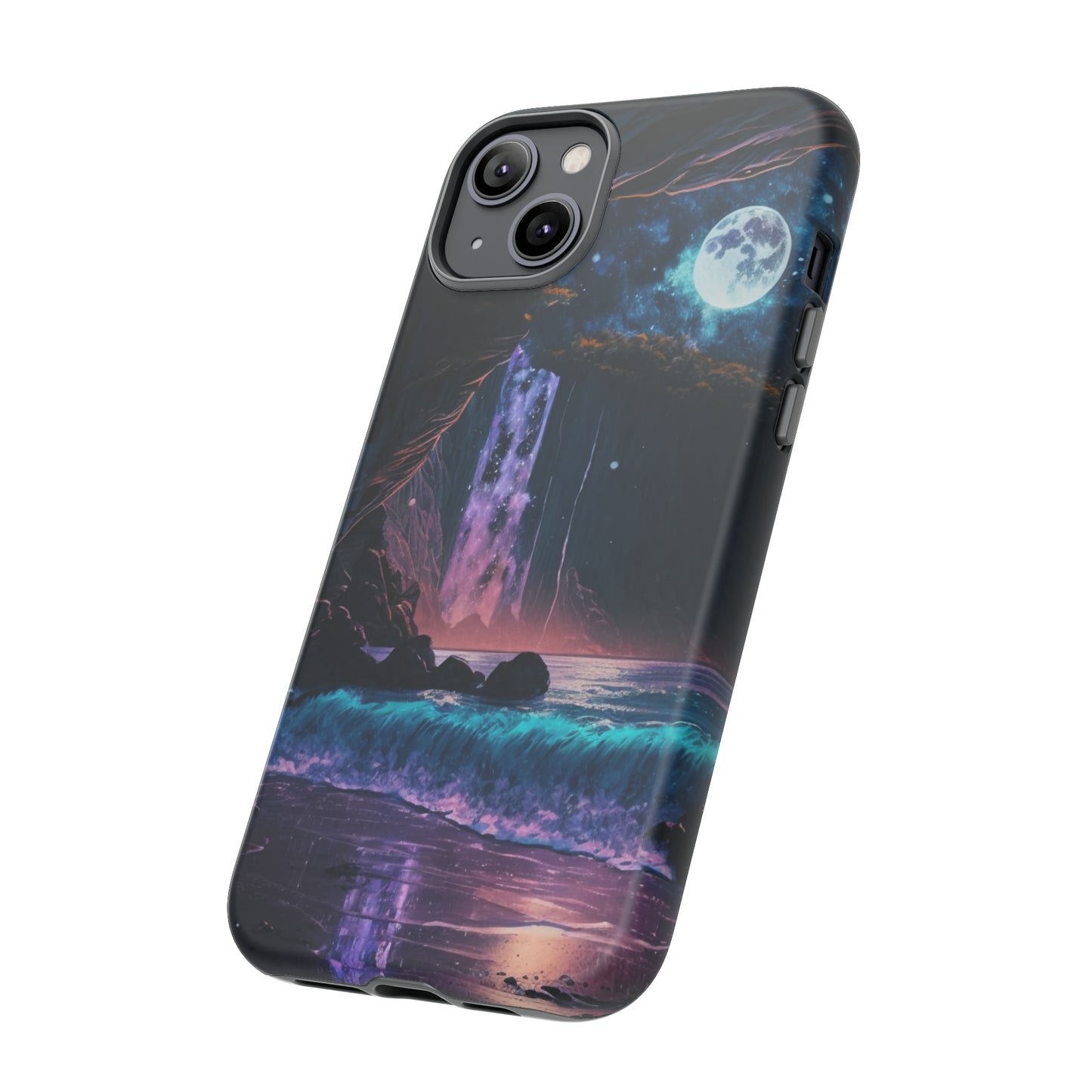 Stardust Divine Design Cave with Full Moon of Phone case