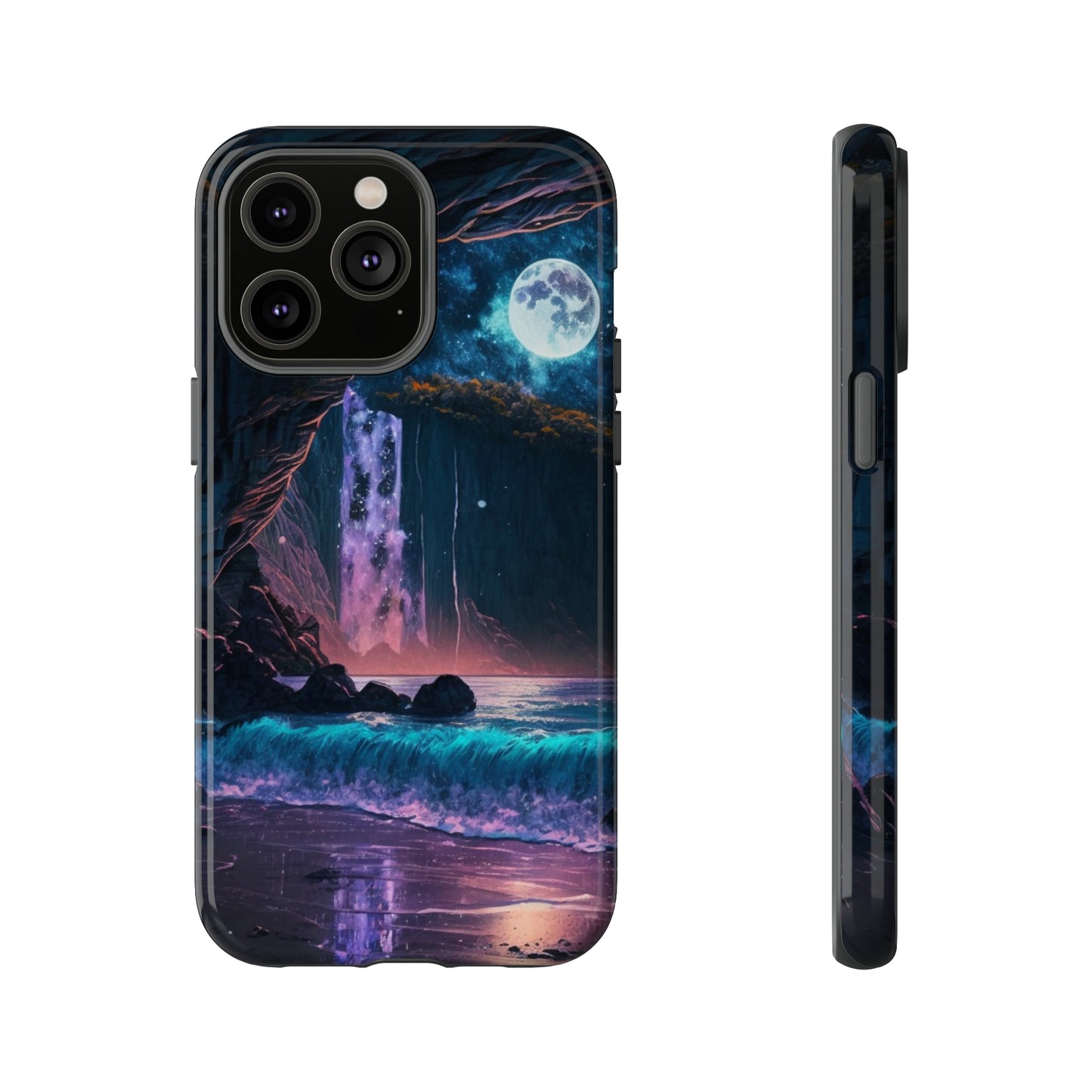 Stardust Divine Design Cave with Full Moon of Phone case