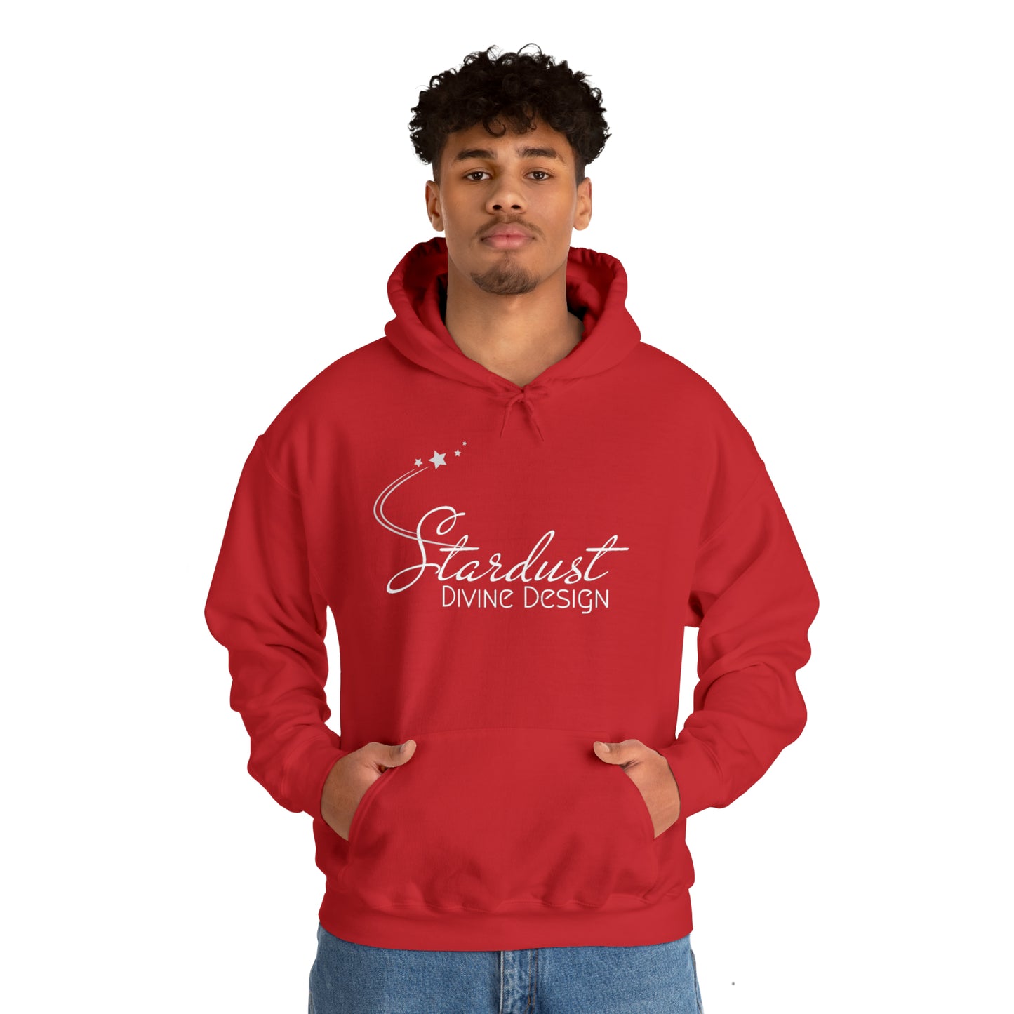 Stardust Heavy Blend™ Hooded Sweatshirt - Stardust Divine Design