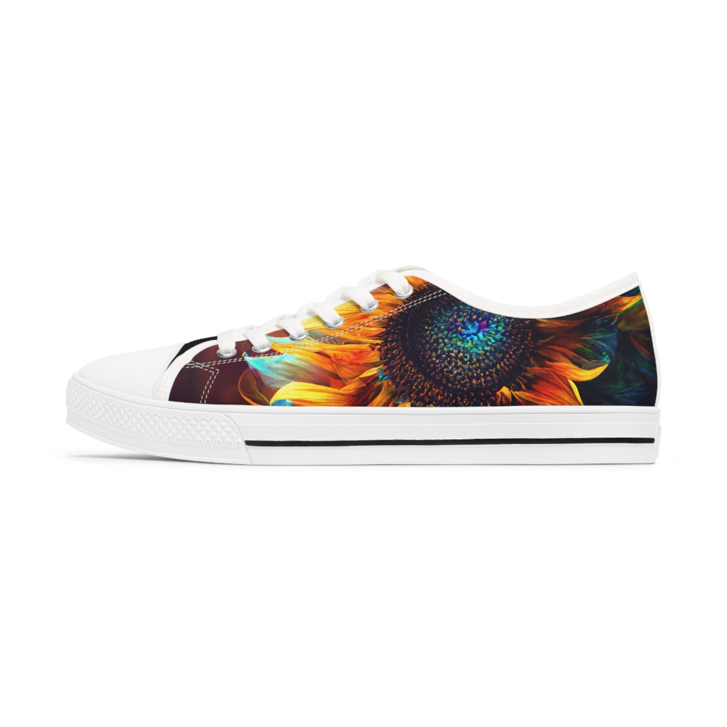 Stardust Divine Design Sunflower Low Top Sneakers