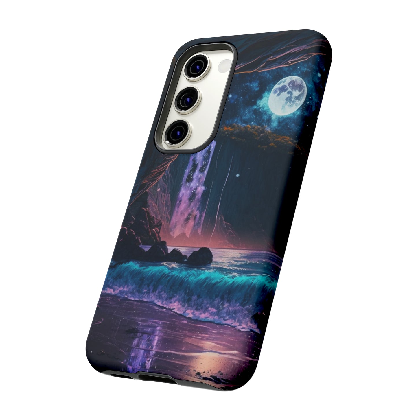 Stardust Divine Design Cave with Full Moon of Phone case