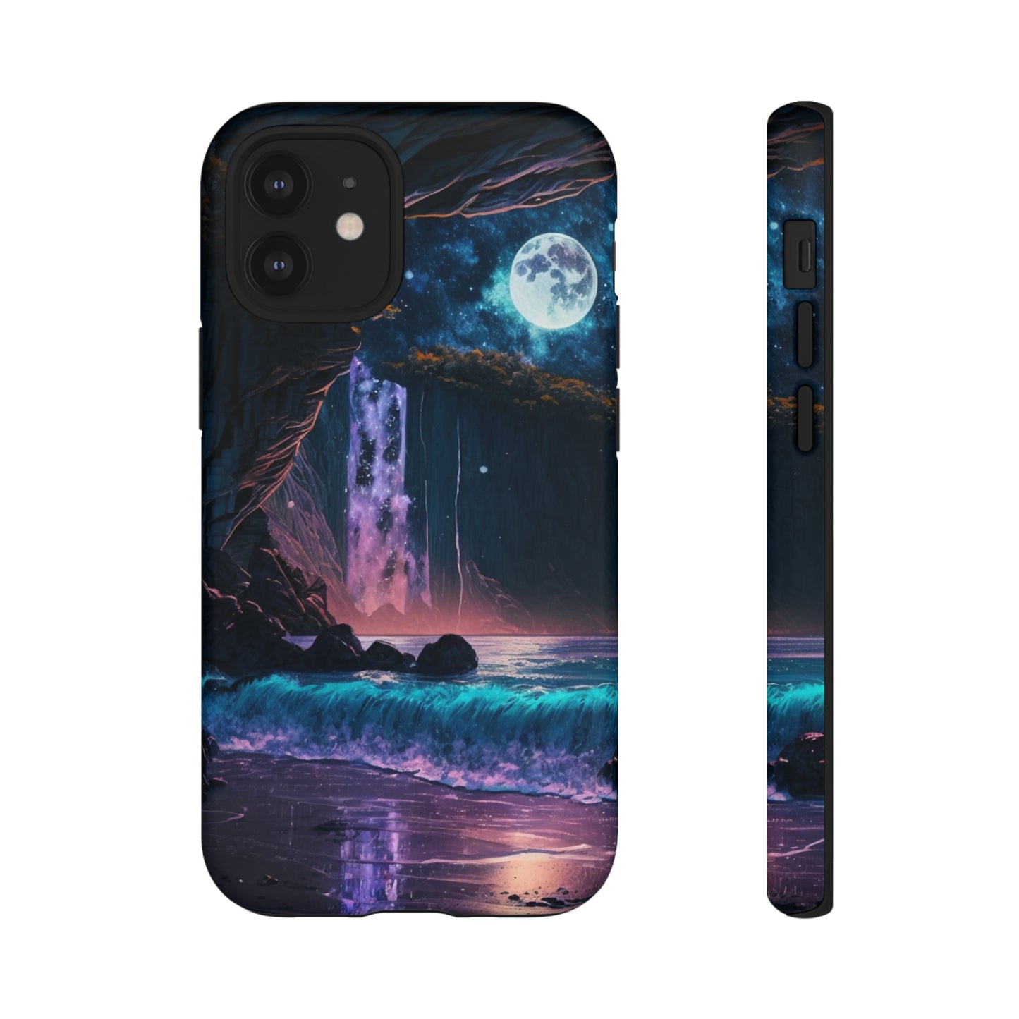 Stardust Divine Design Cave with Full Moon of Phone case