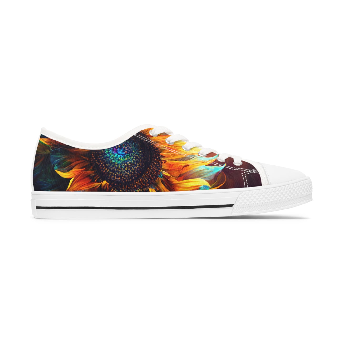 Stardust Divine Design Sunflower Low Top Sneakers