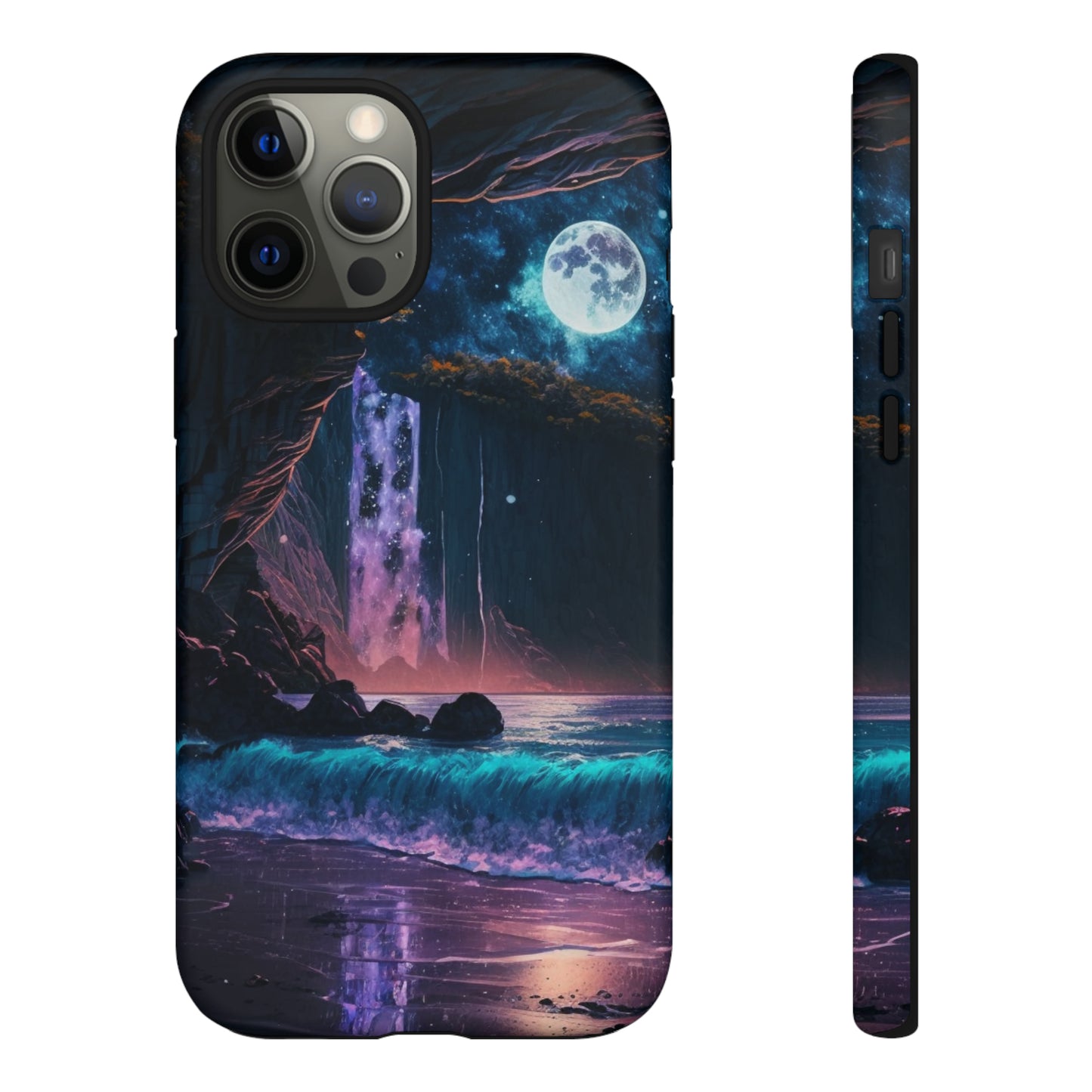 Stardust Divine Design Cave with Full Moon of Phone case