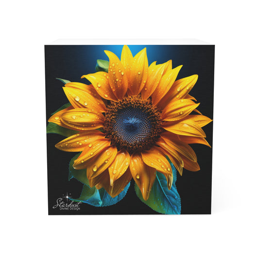 Note Cube sunflower - Stardust Divine Design