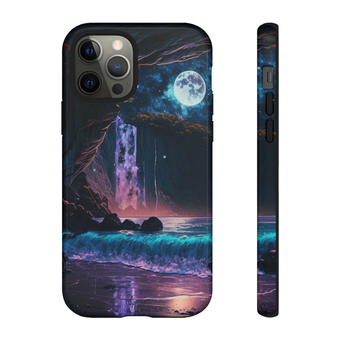 Stardust Divine Design Cave with Full Moon of Phone case