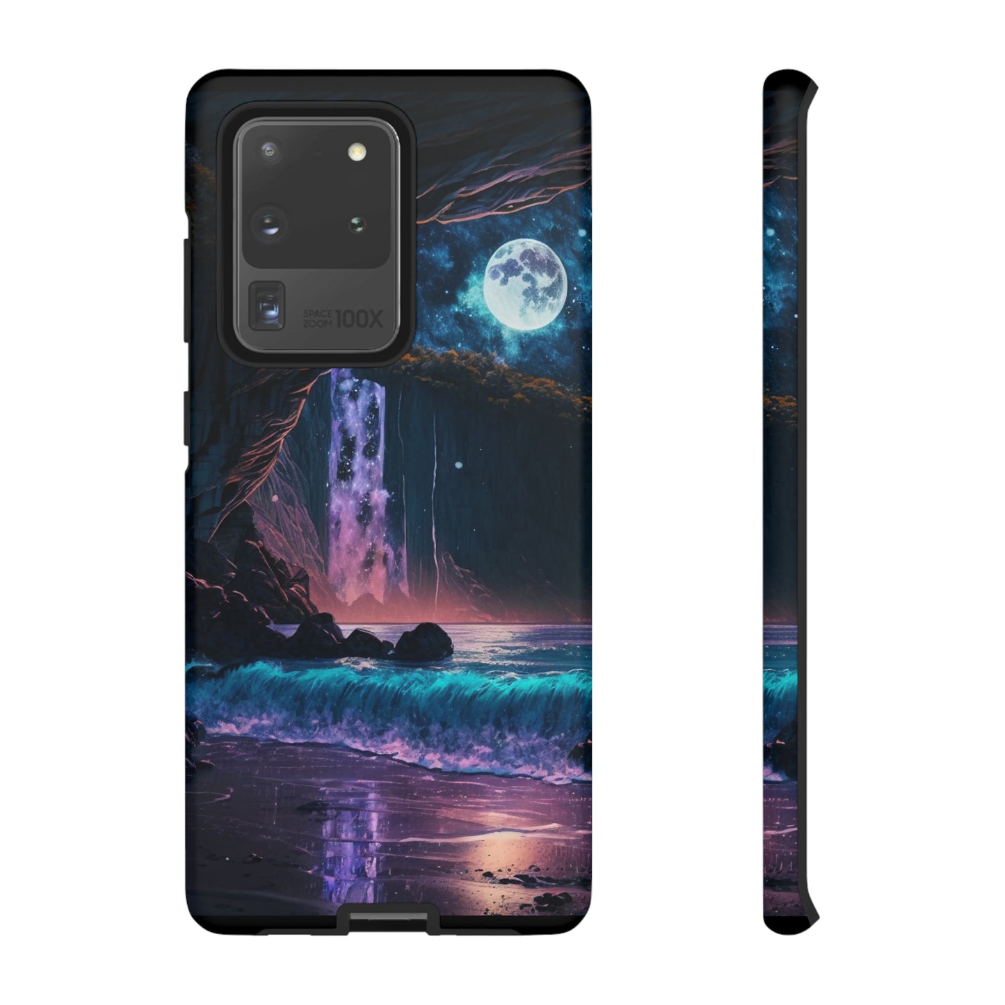 Stardust Divine Design Cave with Full Moon of Phone case