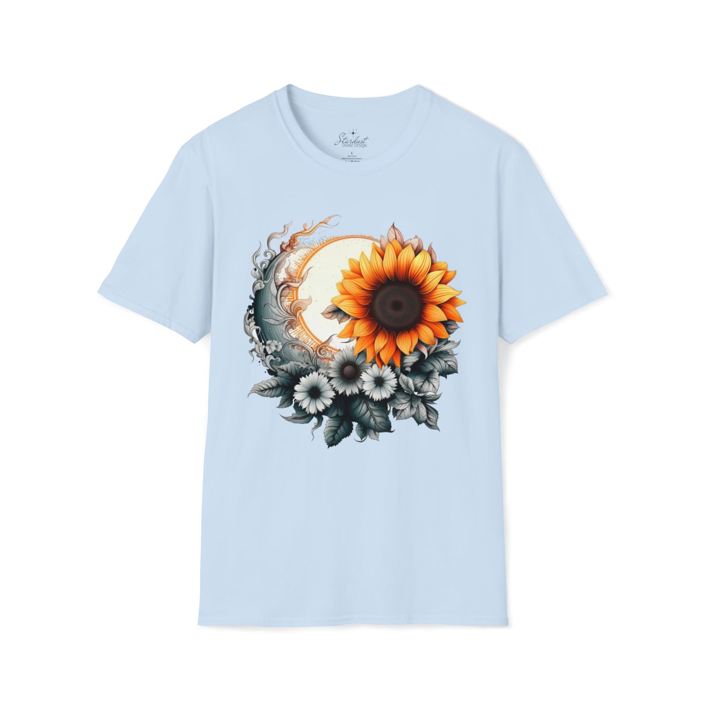 Sunflower Sun Moon T-Shirt