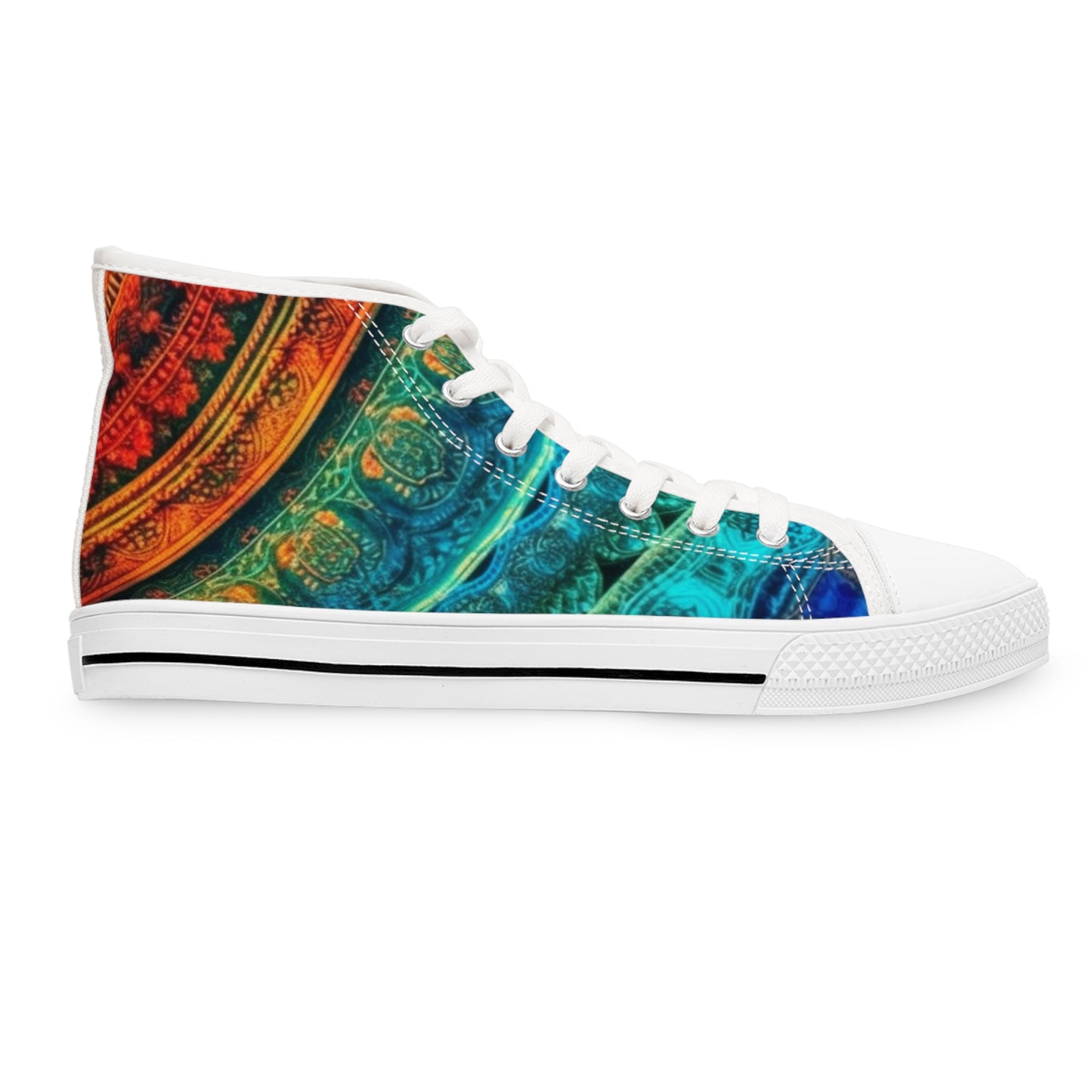 Stardust Divine Design Chakra High Top Sneakers