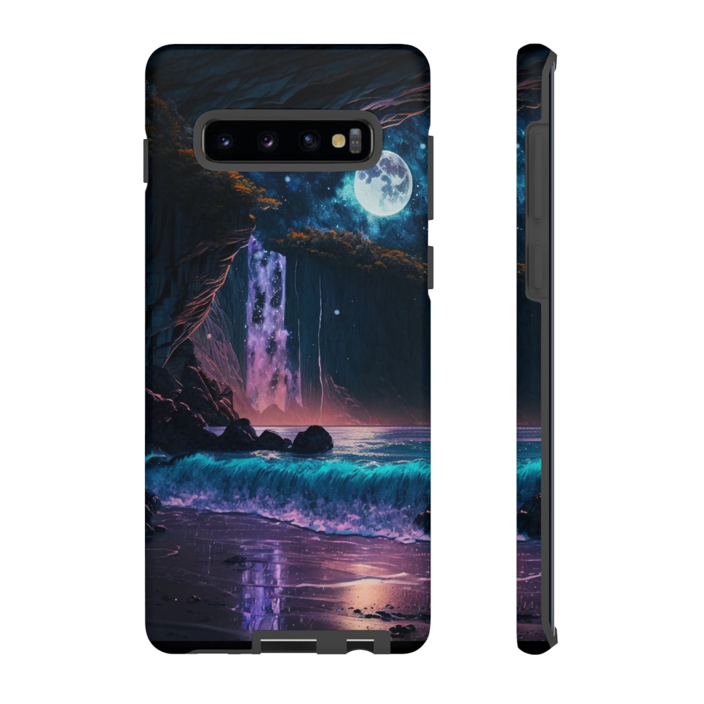 Stardust Divine Design Cave with Full Moon of Phone case