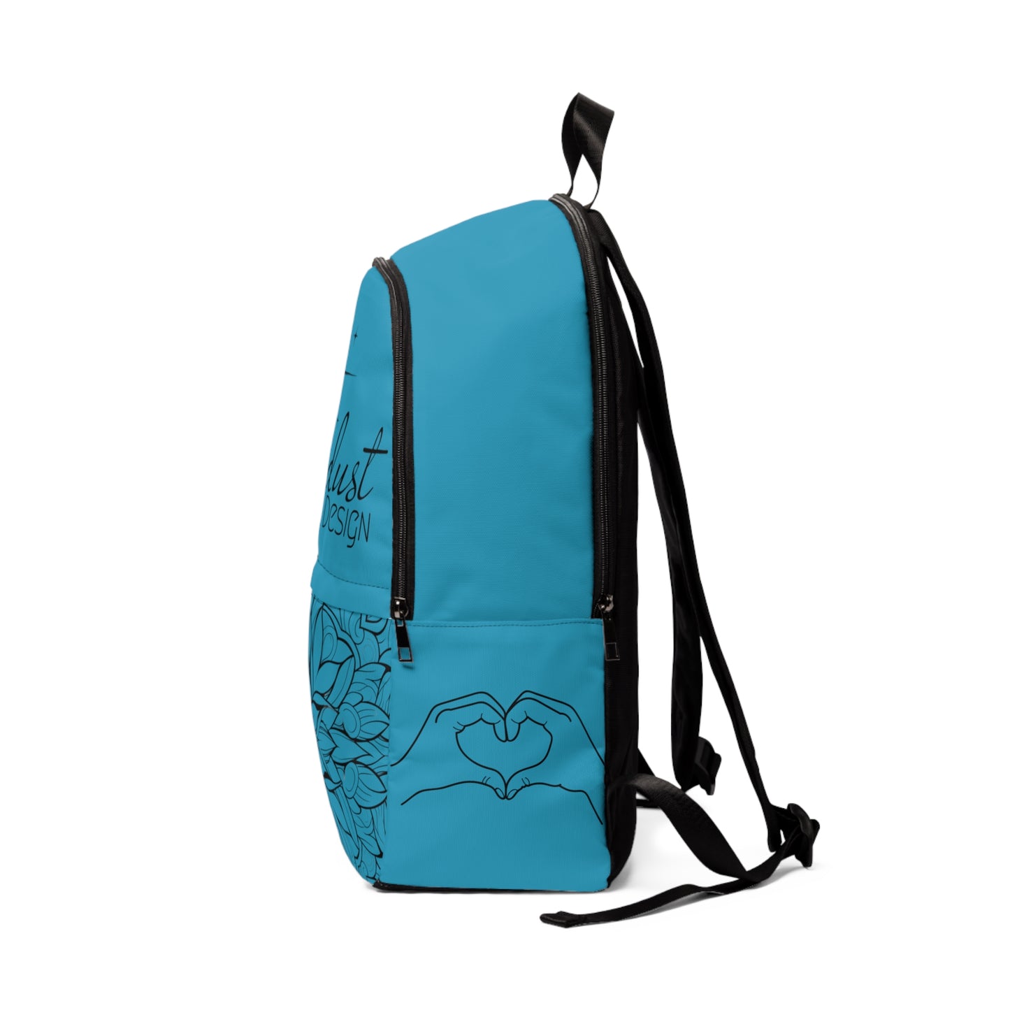 Blue Stardust Fabric Backpack