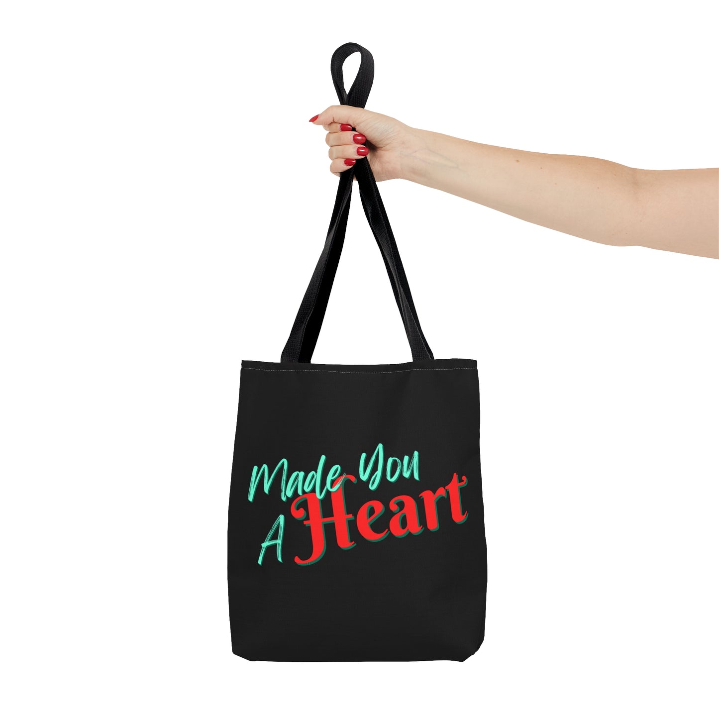 Made You a Heart Tote Bag - Stardust Divine Design