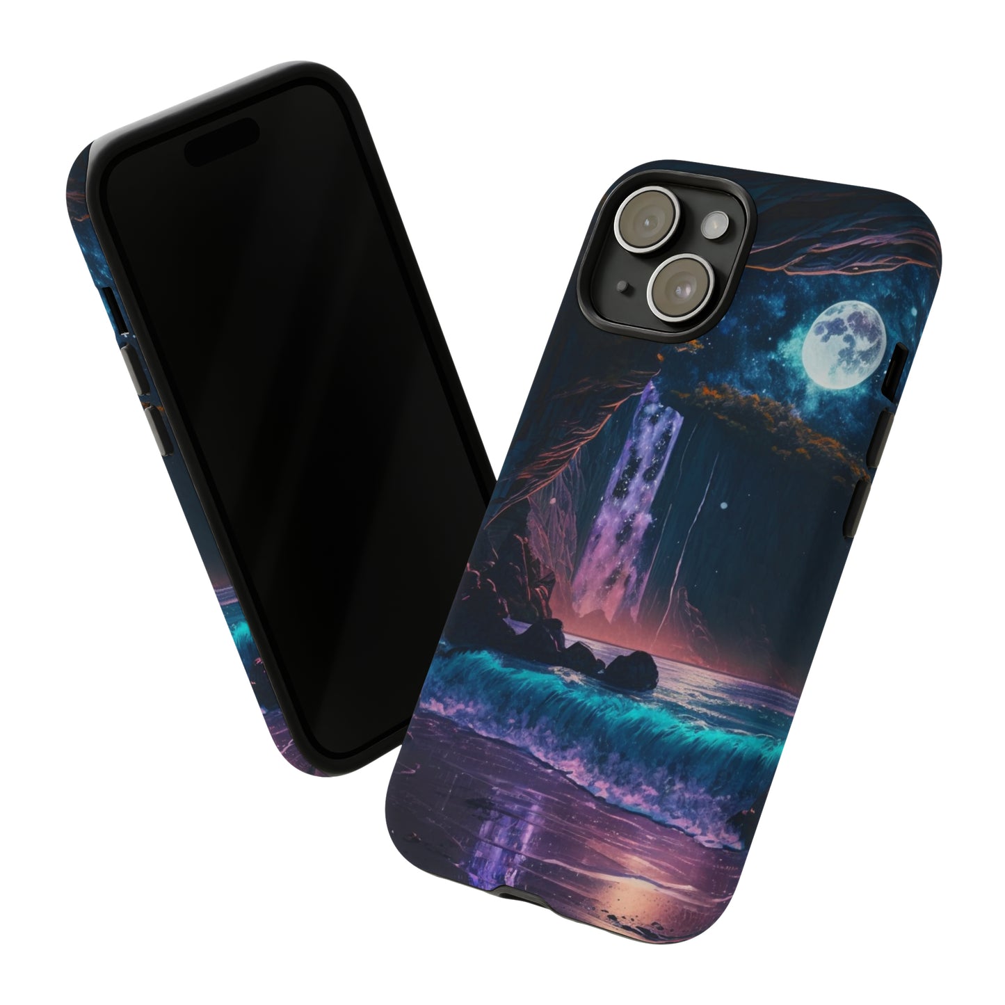 Stardust Divine Design Cave with Full Moon of Phone case