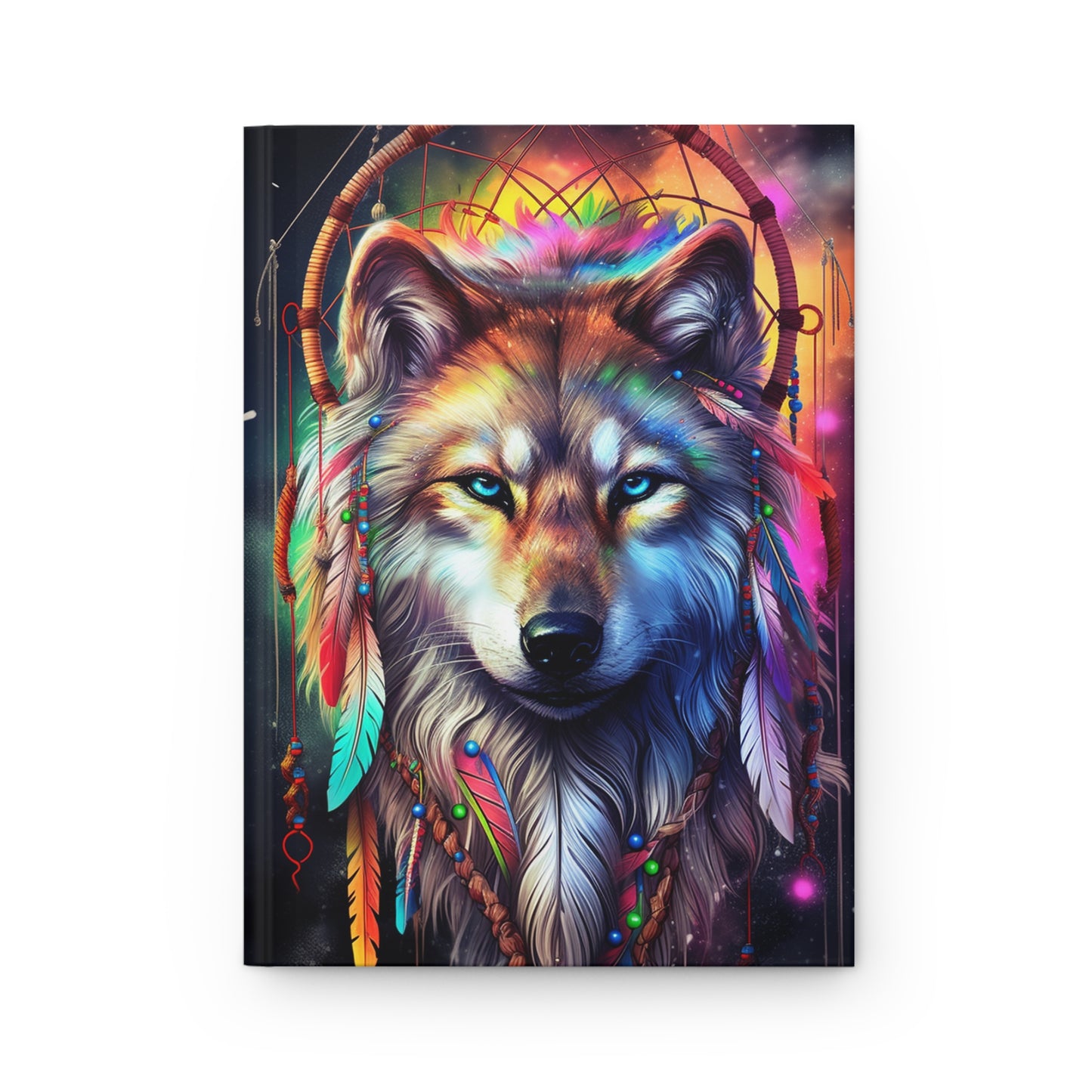 Wolf Hardcover Journal Matte