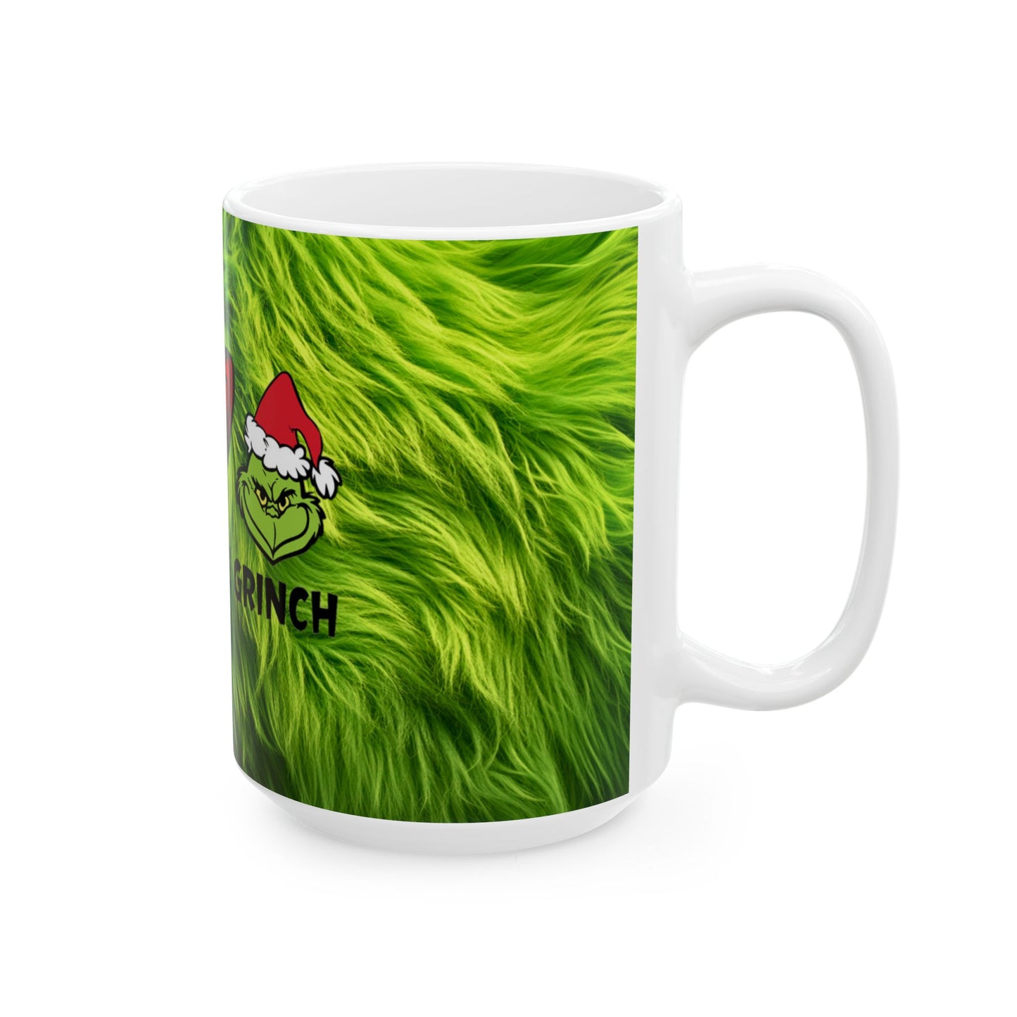 Peach Love Grinch Ceramic Mug, (11oz, 15oz)