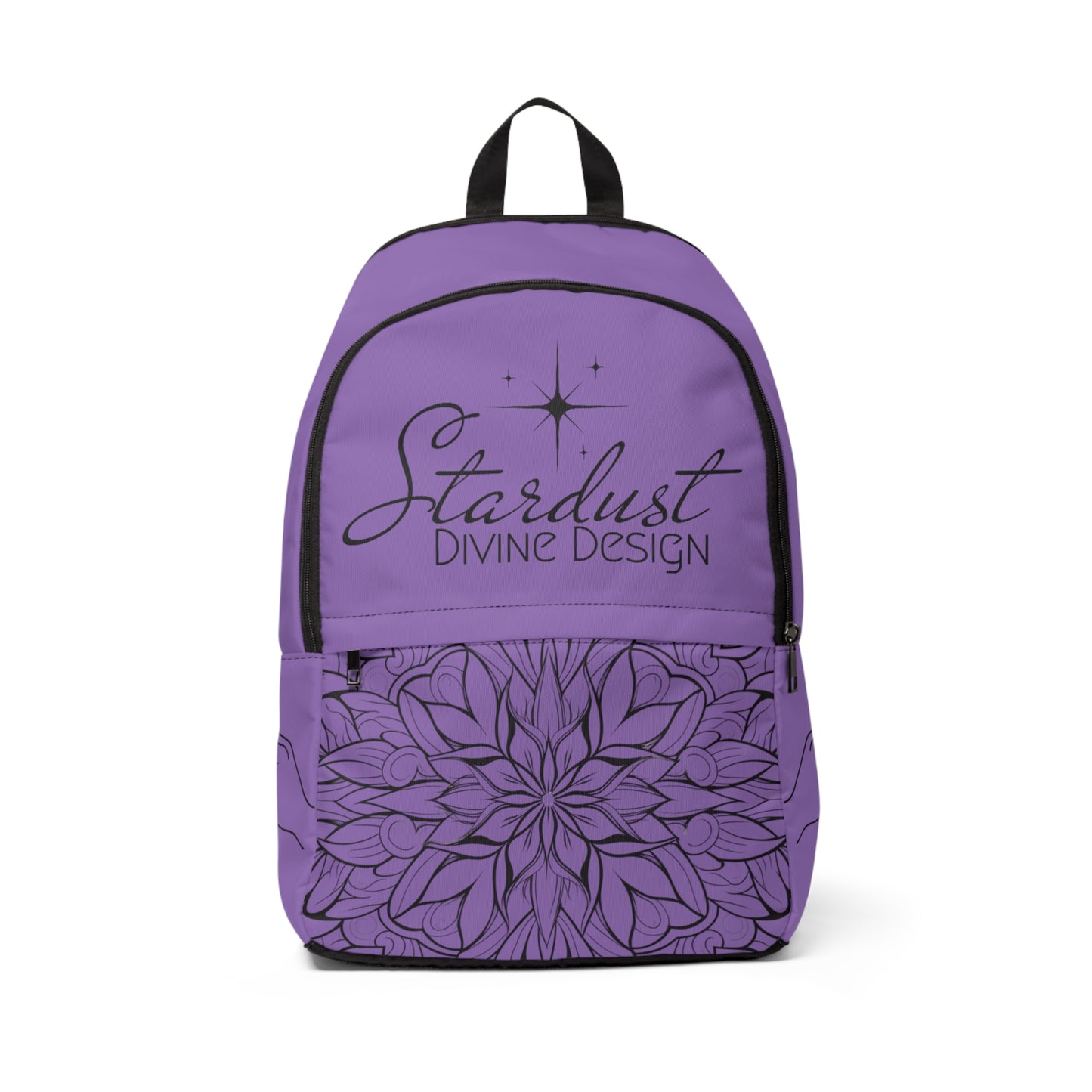 Purple Stardust Fabric Backpack