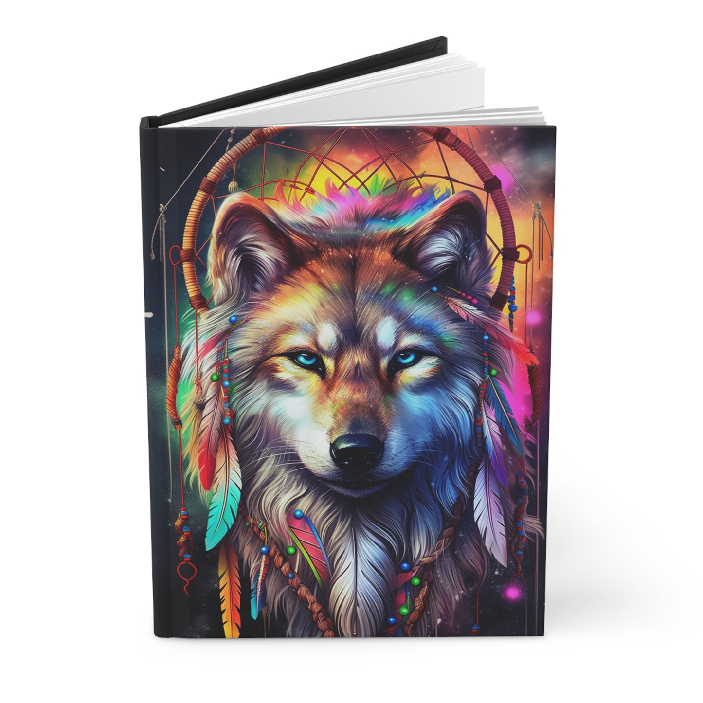 Wolf Hardcover Journal Matte