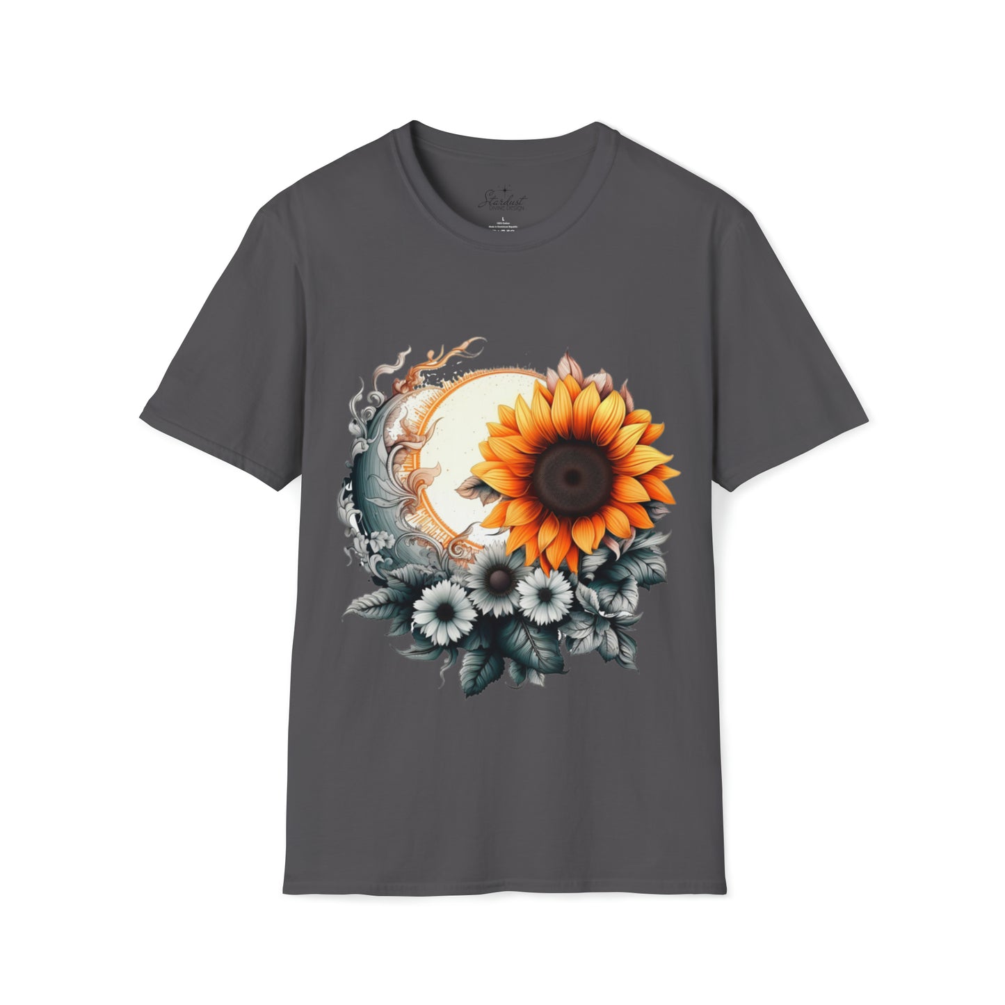 Sunflower Sun Moon T-Shirt