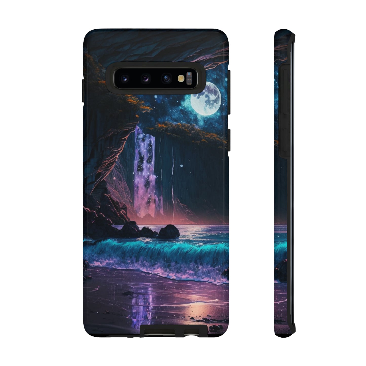 Stardust Divine Design Cave with Full Moon of Phone case