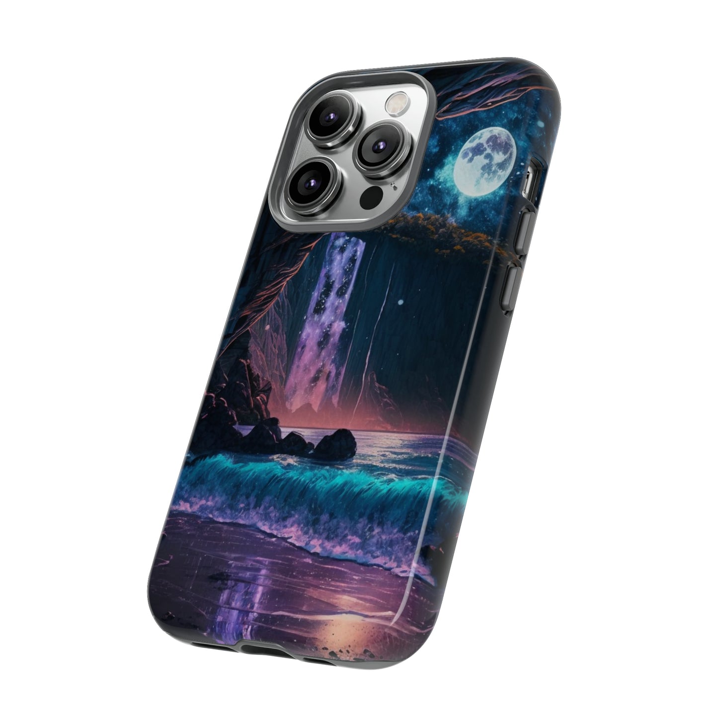 Stardust Divine Design Cave with Full Moon of Phone case