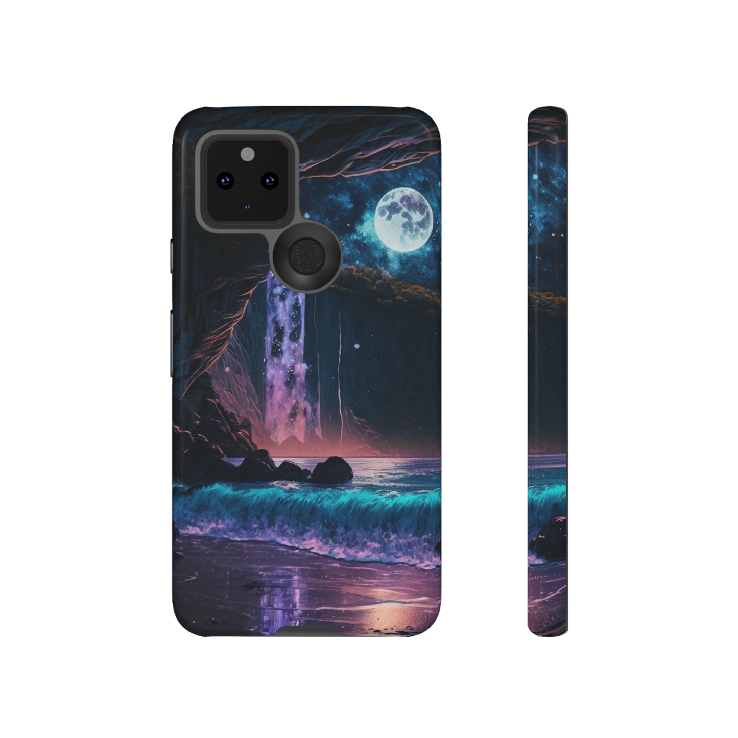 Stardust Divine Design Cave with Full Moon of Phone case