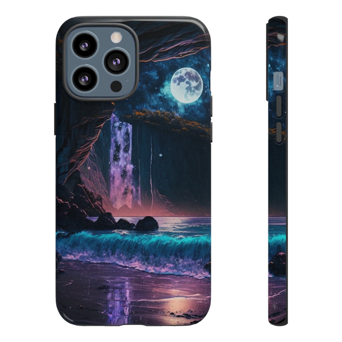 Stardust Divine Design Cave with Full Moon of Phone case