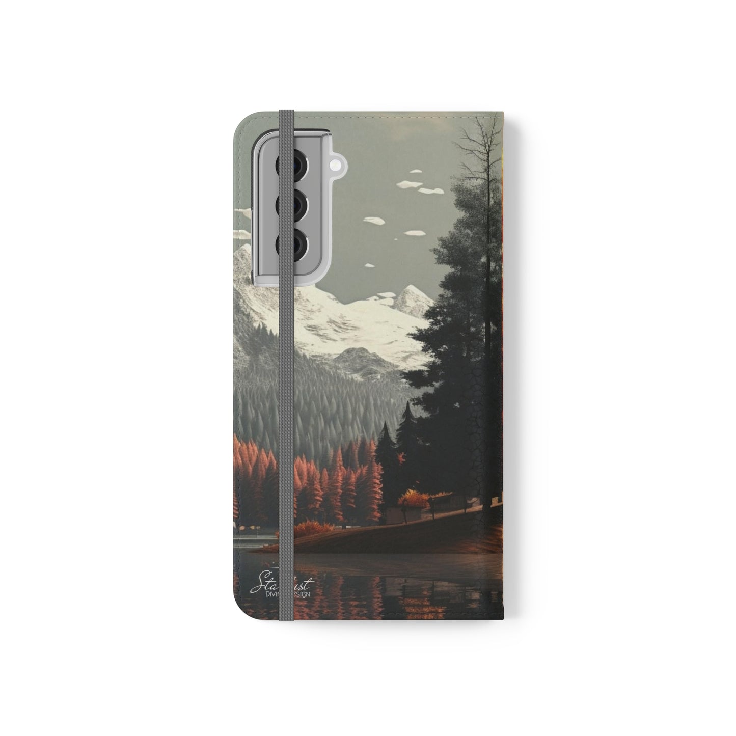 Split Season tree Flip Cases - Stardust Divine Design