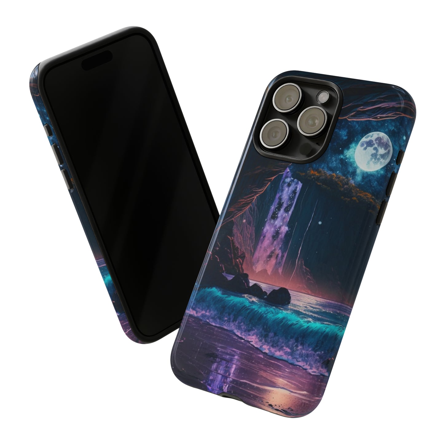 Stardust Divine Design Cave with Full Moon of Phone case