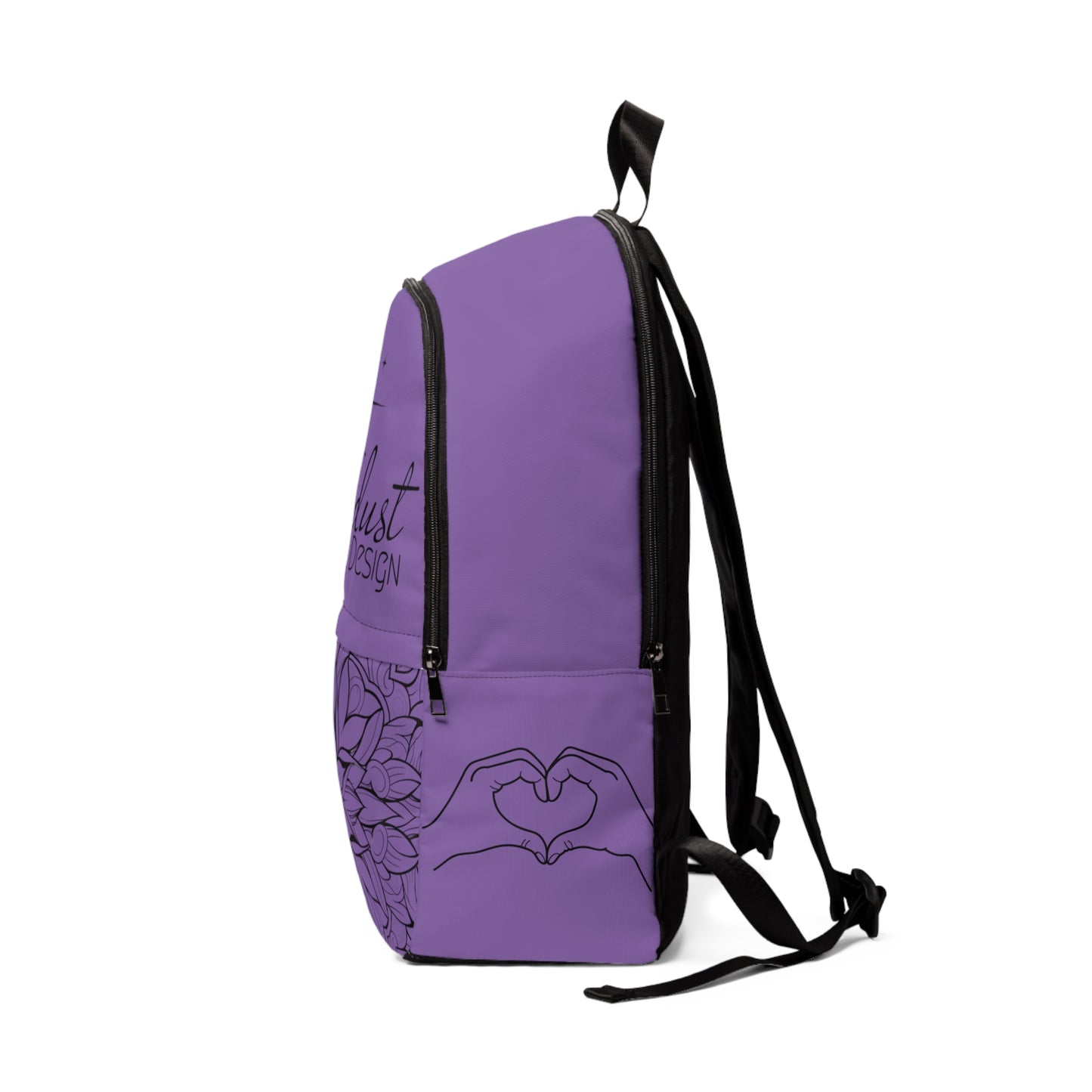 Purple Stardust Fabric Backpack