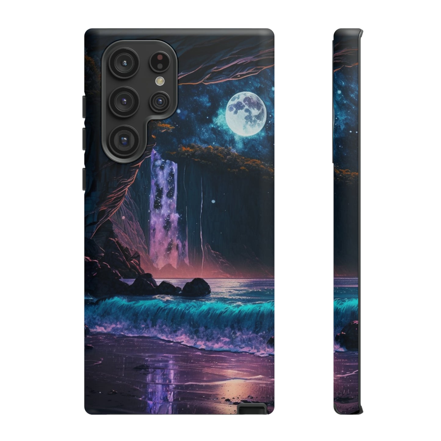 Stardust Divine Design Cave with Full Moon of Phone case